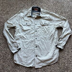 Wrangler Flex for Comfort Cream Button down